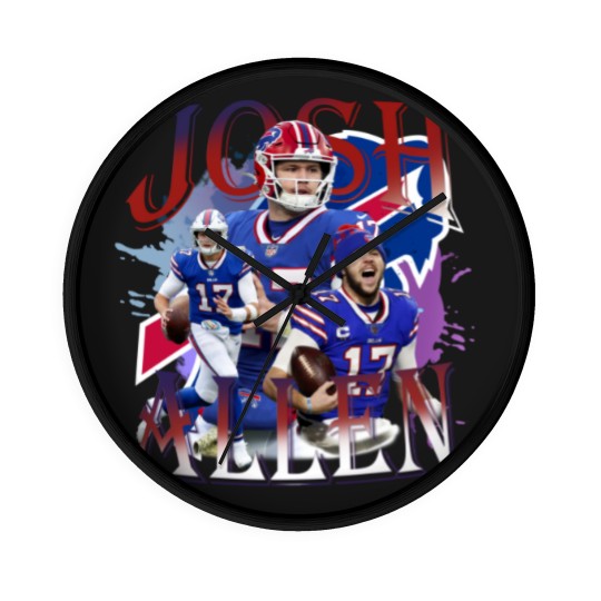 Discover Josh Allen Wall Clocks, Vintage 90s Josh Allen Style Wall Clocks, Josh Allen Wall Clocks