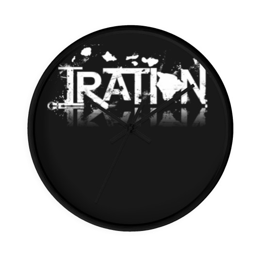 Discover iration band name logo music Genre Reggae Dub Reggae rock 99art Wall Clocks