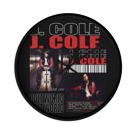 Discover J Cole Cole World Vintage Wall Clocks, J Cole Wall Clocks, Cole World Wall Clocks, J Cole Merch
