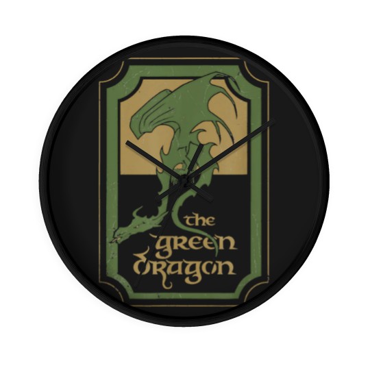 Discover Lord Rings Green Dragon Tavern Wall Clocks