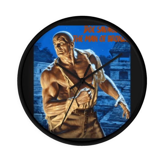 Discover doc savage the man of bronze Wall Clocks
