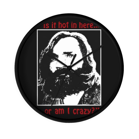 Discover New Rare Charles Manson Is It Hot In Here Serial Killer Wall Clocks