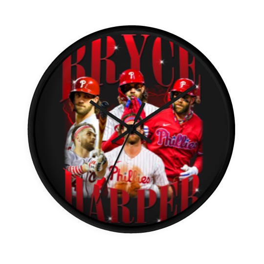 Discover BRYCE HARPER Vintage Wall Clocks, Bryce Harper Homage Wall Clocks