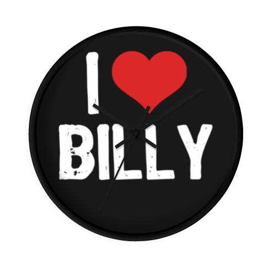 Discover I Love Billy  3 Wall Clocks