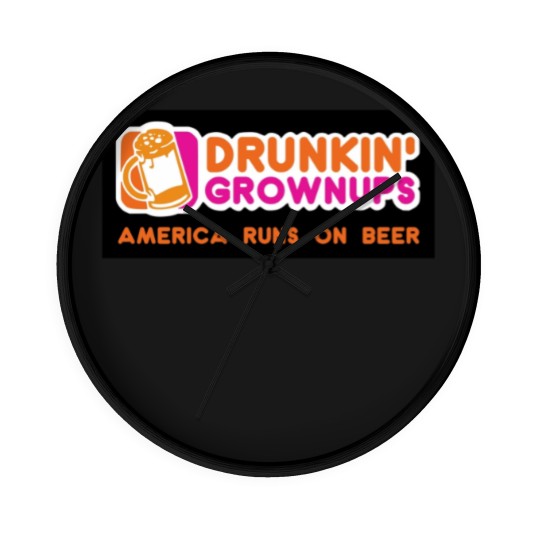 Discover Drunkin Grownups America Version Wall Clocks