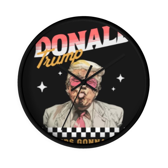 Discover Donald Trump Haters Gonna Hate Wall Clocks, Trump 2024 Wall Clocks