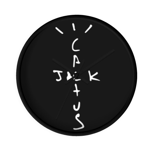 Discover cactus jack logo Wall Clocks