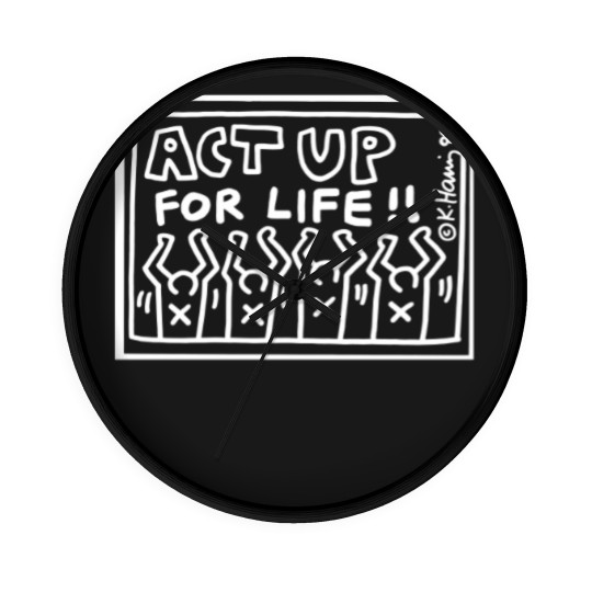 Discover Keith Haring Pop Art 1980s Men Women Unisex Jersey Wall Clocks