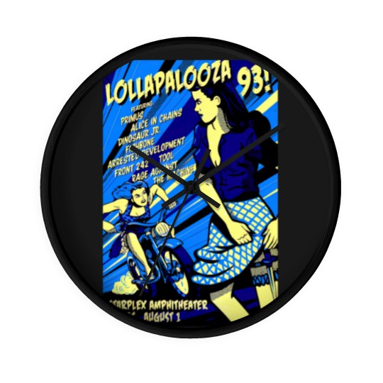 Discover Lollapalooza 1993 Wall Clocks