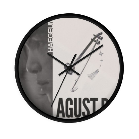Discover Haegeum Wall Clocks, Haegeum AgustD Vintage Wall Clocks, Agust D Haegeum Wall Clocks