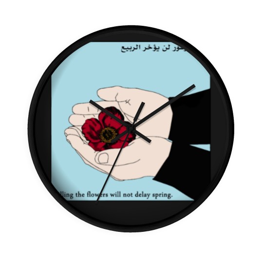 Discover Killing the Flowers Will Not Delay Spring Wall Clocks