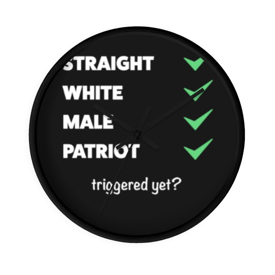 Discover Anti Woke - Funny Conservative Wall Clocks