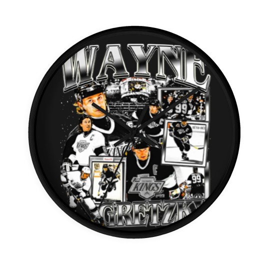 Discover Vintage 90s Graphic Style Wayne Gretzky Wall Clocks, Wayne Gretzky Wall Clocks