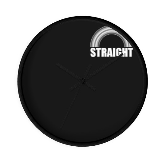 Discover Straight Pride Rainbow Wall Clocks