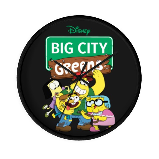 Discover Big City Greens Wall Clocks Big City Greens Family Wall Clocks Cricket Green Tilly Green Bill Green Wall Clocks