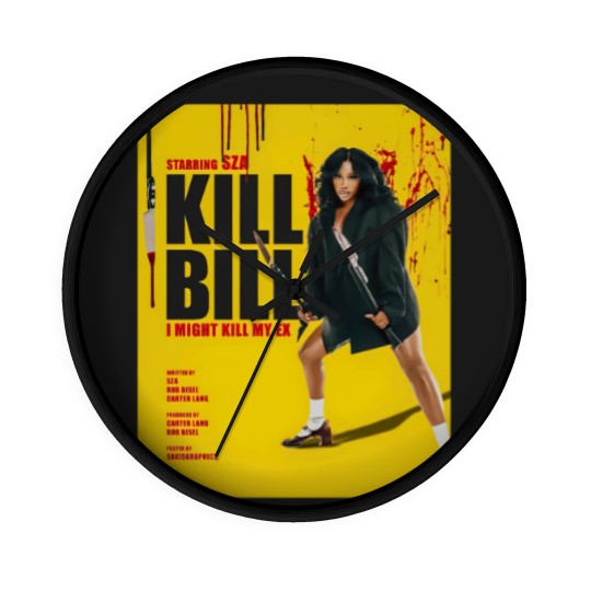 Discover Kill Bill Nobody Gets Me SOS Tour 2023 (36) Wall Clocks