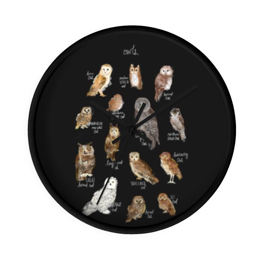 Discover Owls Wall Clocks