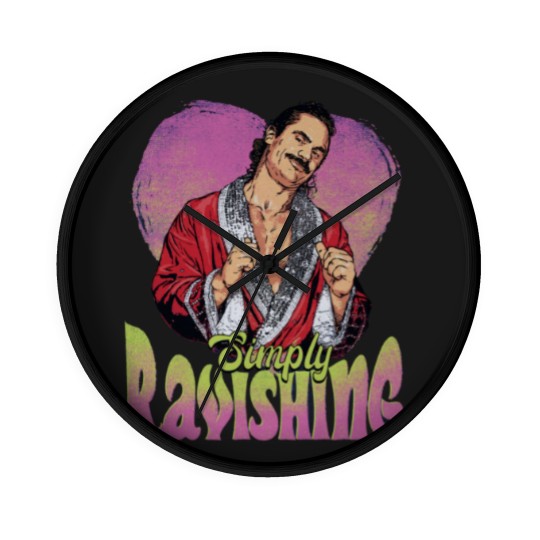 Discover Rick Rude Simply Ravishing Heart Wall Clocks