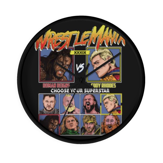 Discover Roman vs Cody Wall Clocks