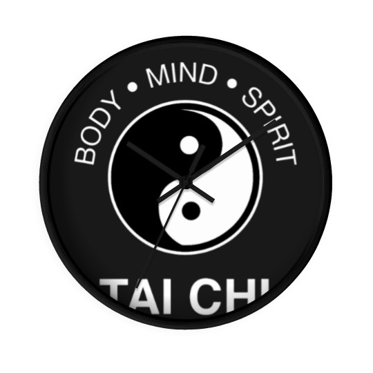 Discover The Art Tai Chi Body Mind Spirit Yin Yang Wall Clocks Wall Clocks
