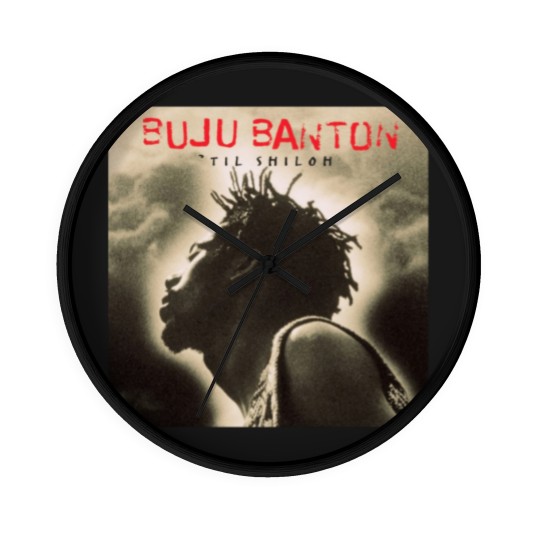 Discover Buju Banton Til Siloh Wall Clocks