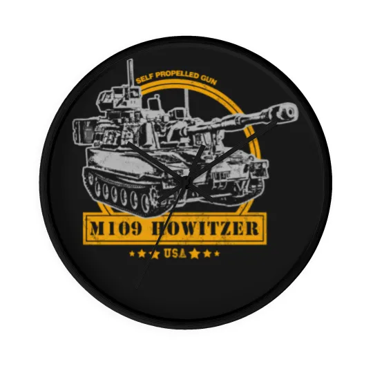 Discover M109 Self Propelled Howitzer Wall Clocks