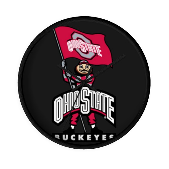 Discover Buckeyes Mascot Wall Clocks