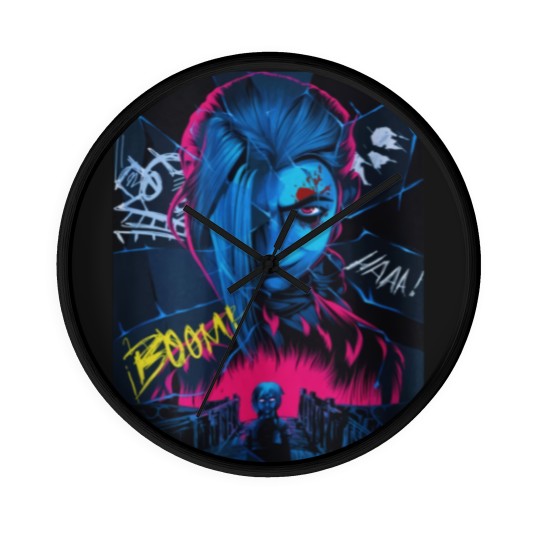 Discover Jinx Arcane Wall Clocks - Arcane Jinx League of Legends Wall Clocks