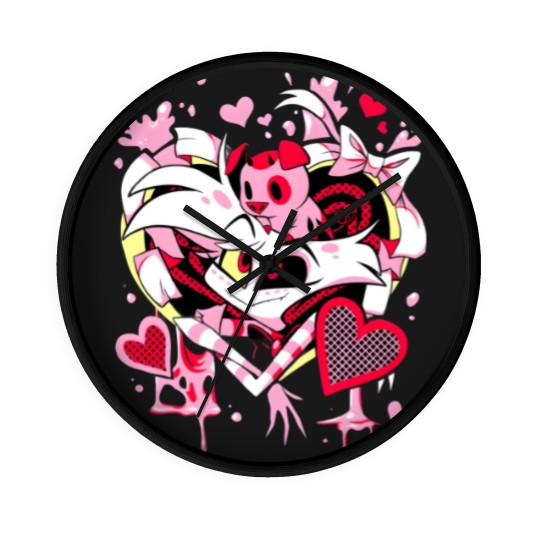 Discover Hazbin Hotel Angel Dust Wall Clocks