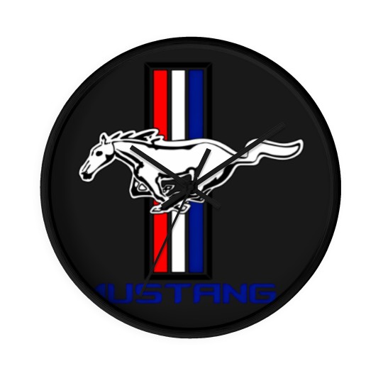 Discover Mustang Vintage Tribar Lovers Wall Clocks