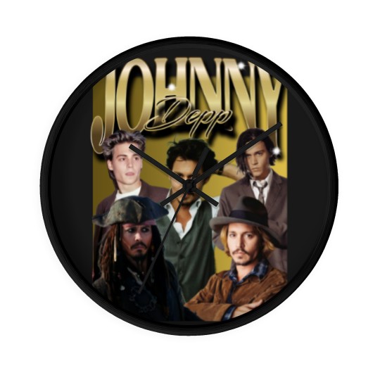Discover Retro Johnny Depp Wall Clocks -Johnny Depp