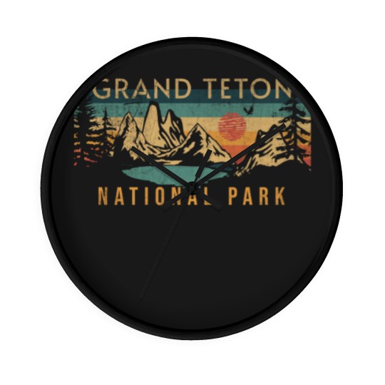 Discover Grand Teton National Park Wall Clocks