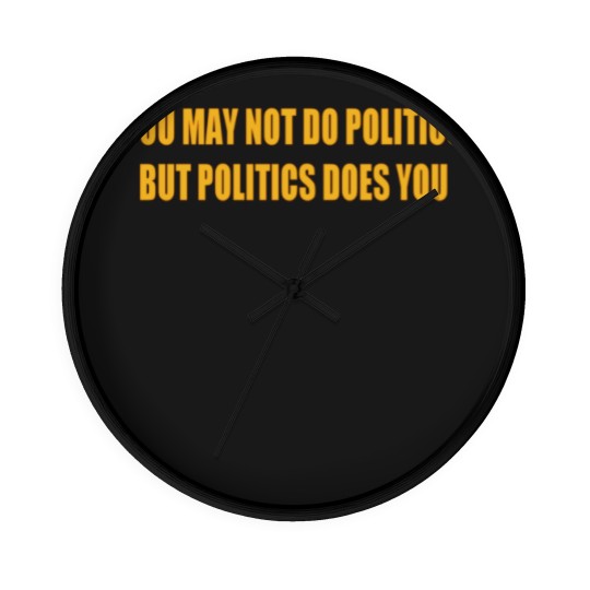 Discover Doing Politics Wall Clocks