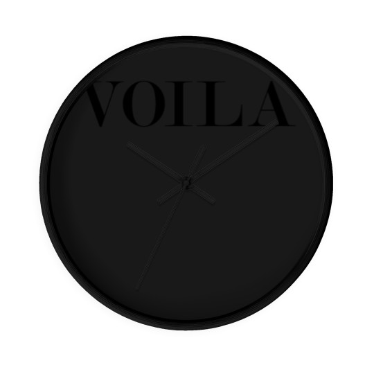 Discover Voila, Voila Wall Clocks, French Wall Clocks, Voila Women Wall Clocks, Unisex Wall Clocks