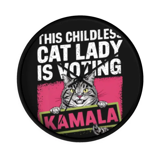 Discover Childless-Cat-Lady - Childless Cat Lady - Wall Clocks