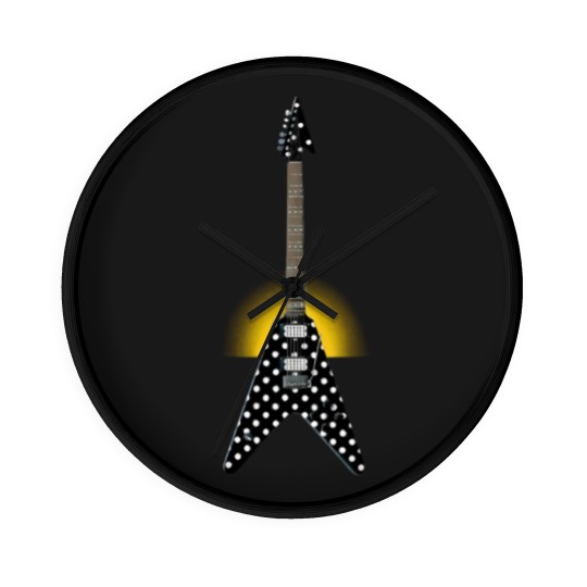 Discover Legendary Guitars - Randy Rhoads Wall Clocks