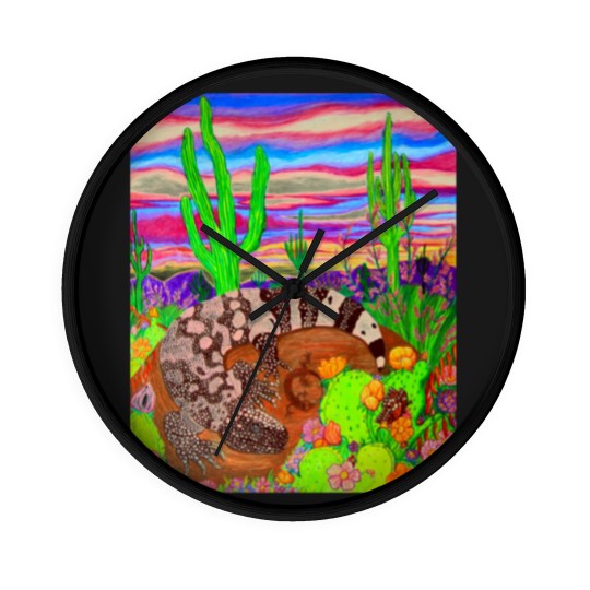 Discover Arizonna Gila Monster Wall Clocks