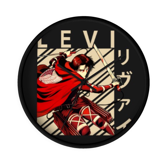 Discover Levi Ackerman - Captain Levi - Wall Clocks