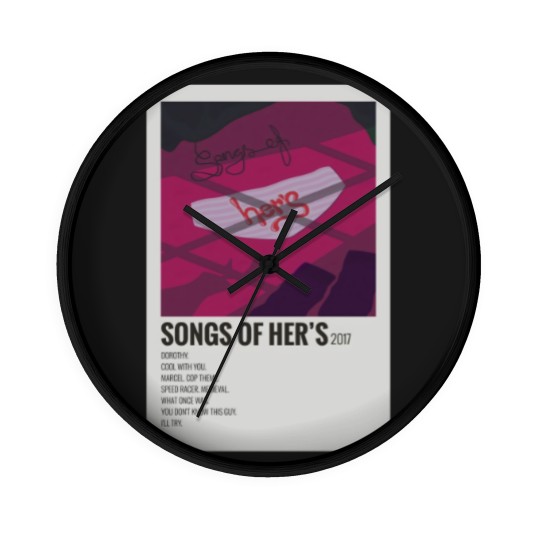 Discover Songs of Hers Wall Clocks