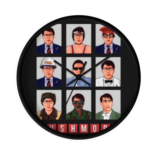 Discover Rushmore Max Fischer Grid Wall Clocks
