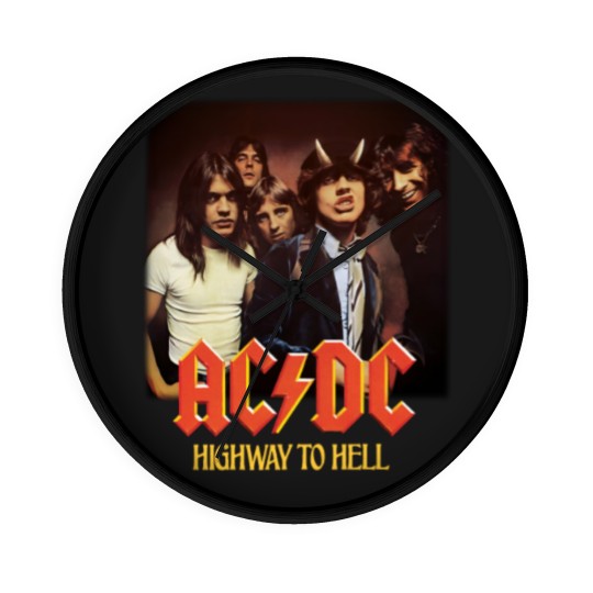 Discover Highway to Hell Power Up High Voltage Who Made Who Back in Black Wall Clocks