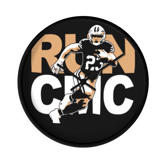 Discover San Francisco Christian McCaffrey "RUN CMC" Wall Clocks