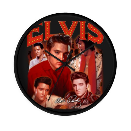 Discover Elvis Presley Music Wall Clocks, Elvis Presley Vintage Retro, Elvis Presley Singer 2023 Gift