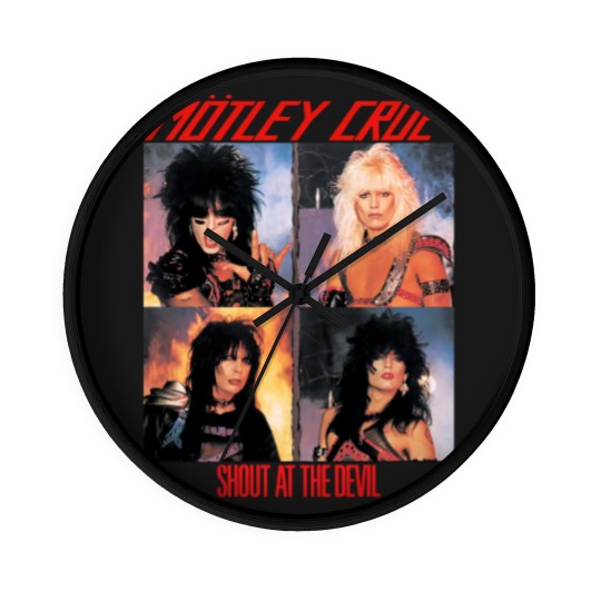Discover perfect coll motley crue Wall Clocks