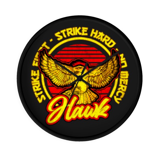 Discover Cobra Kai Hawk | Dojo student karate gift idea Wall Clocks