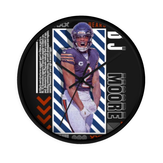 Discover Dj Moore Paper Poster Version 10 Wall Clocks