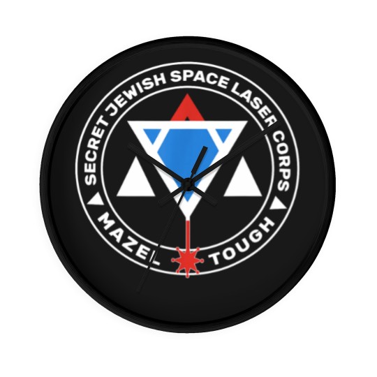 Discover Secret Jewish Space Laser Corps Wall Clocks