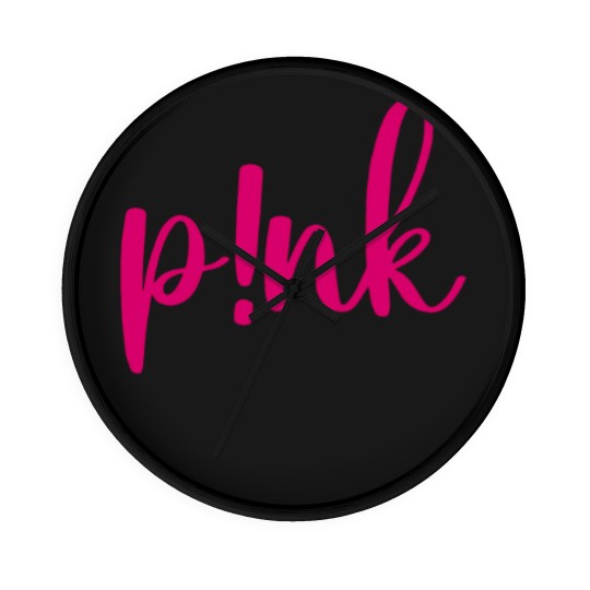 Discover P!nk P nk Pink Wall Clocks
