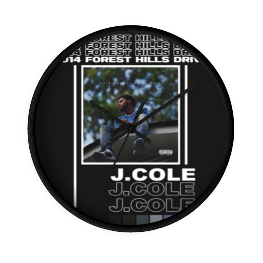 Discover J. Cole album cover Wall Clocks, 2014 forest hills drive album cover Wall Clocks,