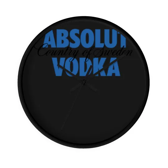 Discover Absolut Vodka Logo Wall Clocks